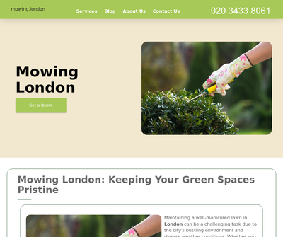 Mowing London