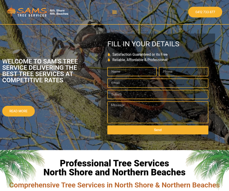 Sam's Tree Services North Shore 