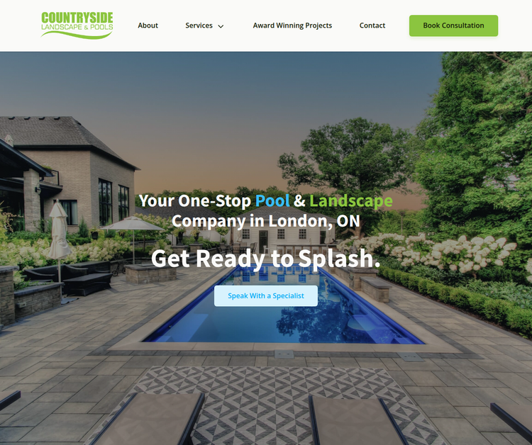 Boutique Pool Builder & Landscape Company in London, Ontario
